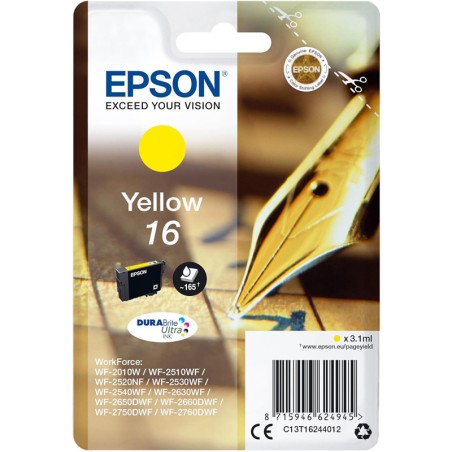 Tinteiro Epson 16 Amarelo C13T16244010 3.1ml