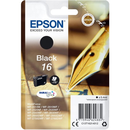 Tinteiro Epson 16 Preto C13T16214010 5,4ml