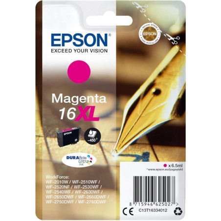 Tinteiro Epson 16XL Magenta C13T16334010 6,5ml