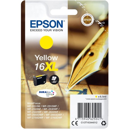 Tinteiro Epson 16XL Amarelo C13T16344010 6,5ml