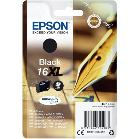 Tinteiro Epson 16XL Preto C13T16314010 12,9ml