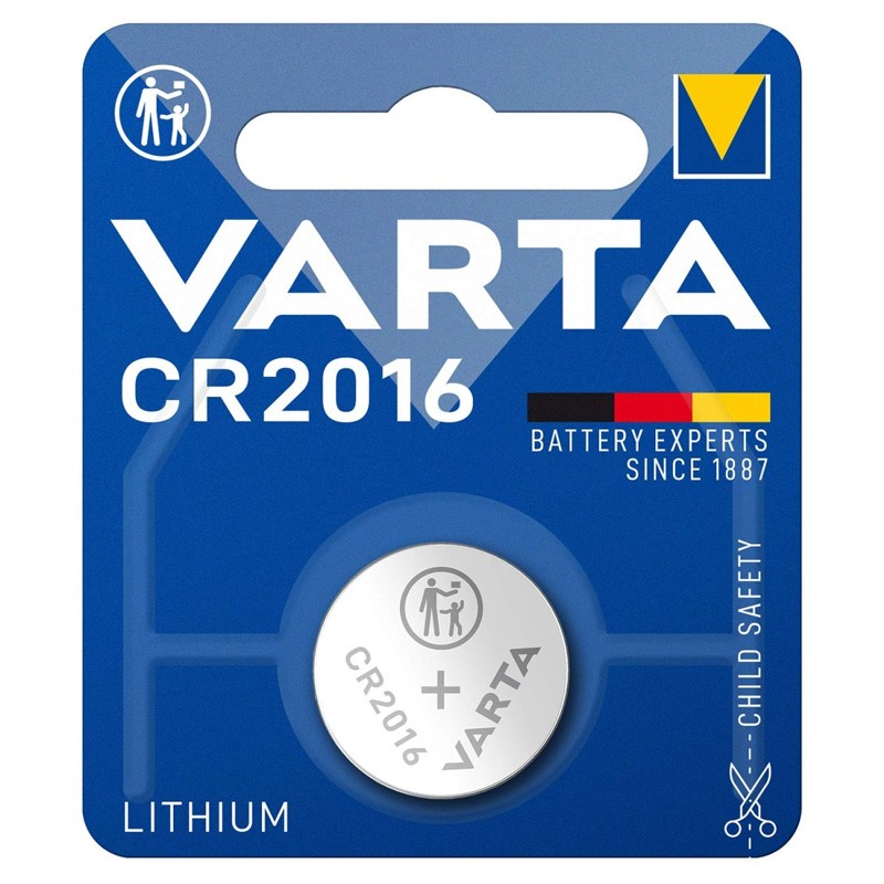 Pilha de Lítio Varta 3V CR2016 Pilha de Lítio Varta 3V CR2016