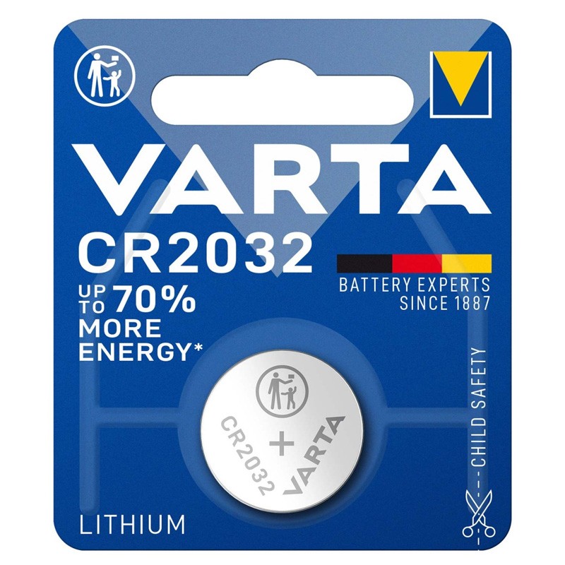 Pilha de Lítio Varta 3V CR2032 Pilha de Lítio Varta 3V CR2032