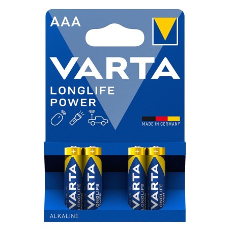 Pilhas Alcalinas Varta High Energy 4903 LR03 AAA – Blister 4 unidades
