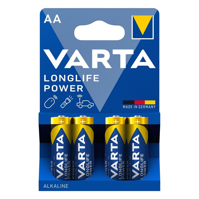 Pilhas Alcalinas Varta High Energy 4906 LR06 AA - Blister 4 unidades Pilhas Alcalinas Varta High Energy 4906 LR06 AA - Blister 4 unidades