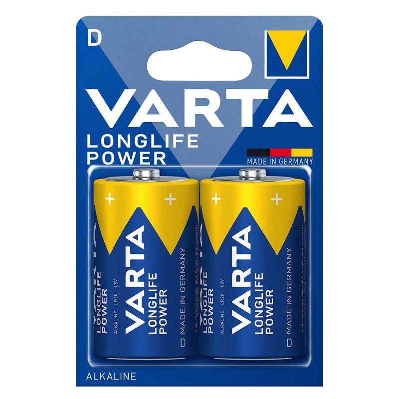 Pilhas Alcalinas Varta High Energy 4920 D - Blister 2 unidades Pilhas Alcalinas Varta High Energy 4920 D - Blister 2 unidades