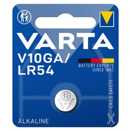 Pilha Alcalina Varta 1.5V V10GA / LR54 / AG10 / LR1130