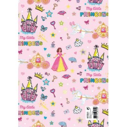 Pack 25 Fls. Papel Fantasia Criança C10/358 Princess