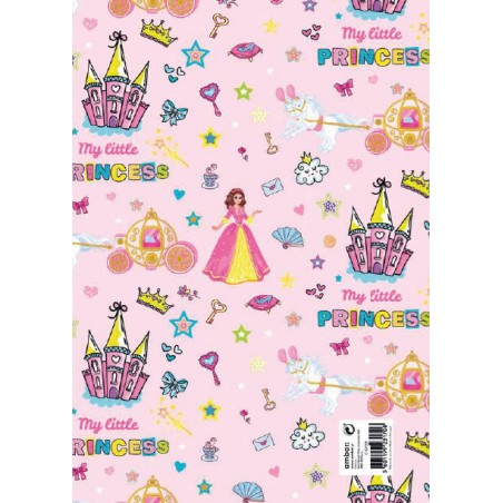 Pack 25 Fls. Papel Fantasia Criança C10/358 Princess