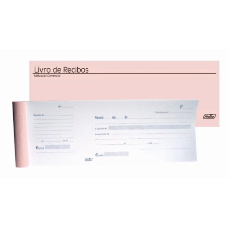 Livro de Recibos Comerciais 105x290 100Fls.