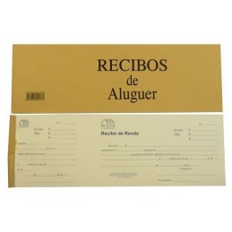 Livro de Recibos de Aluguer 105x290 100Fls.