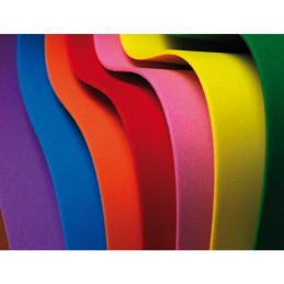 Goma EVA Moosgummy Lisa 50x70 cm Amarelo - Pack 10 unidades