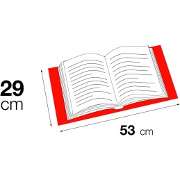 Forra Livros Ajustável Apli 29cm - Pack 5 unidades