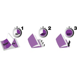 Forra Livros Ajustável A4 Apli 29,5cm - Pack 5 unidades