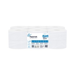 Papel Higiénico Jumbo 90mts 2Fls - Pack 12 rolos