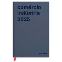 Agenda Secretária Ambar Comércio Indústria 2025 Azul