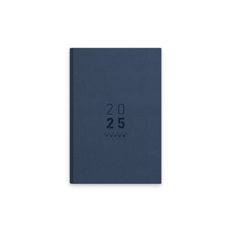 Agenda Mini Secretária A6 Ambar Fórum 2025 Azul