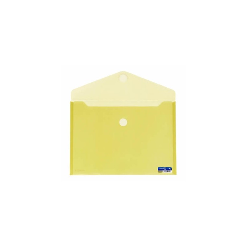 Envelope em Plástico A4 com Velcro 90153 Amarelo Envelope em Plástico A4 com Velcro 90153 Amarelo