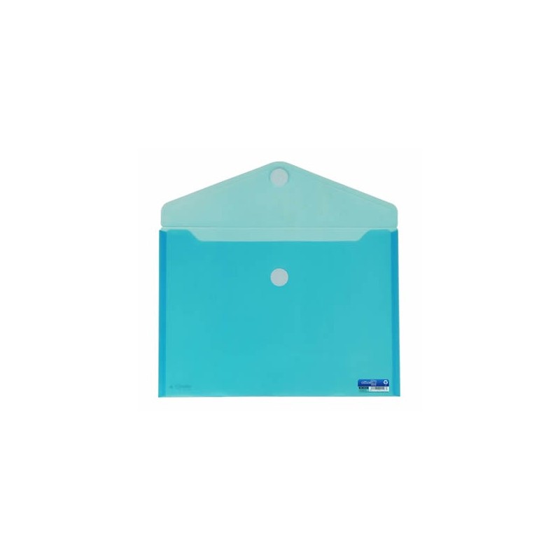 Envelope em Plástico A4 com Velcro 90126 Azul Envelope em Plástico A4 com Velcro 90126 Azul
