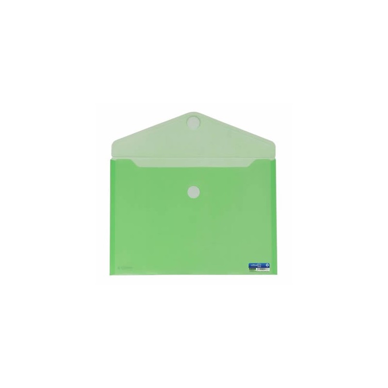Envelope em Plástico A4 com Velcro 90136 Verde