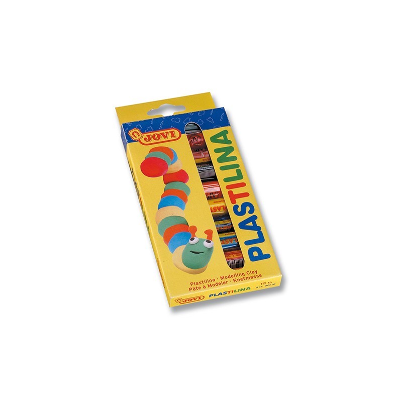 Plasticina Jovi 14gr 90/10 - Caixa 10 Barras Cores Sortidas Plasticina Jovi 14gr 90/10 - Caixa 10 Barras Cores Sortidas