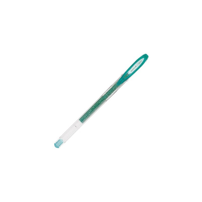 Esferográfica Gel Uniball UM-120 Sparkling Verde Esferográfica Gel Uniball UM-120 Sparkling Verde
