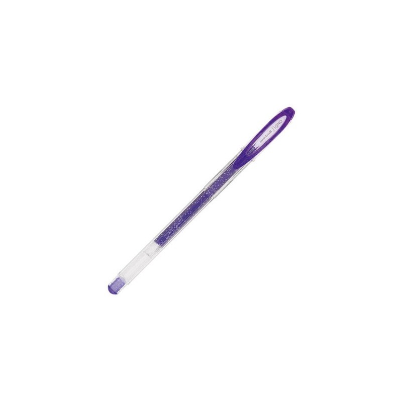 Esferográfica Gel Uniball UM-120 Sparkling Violeta Esferográfica Gel Uniball UM-120 Sparkling Violeta