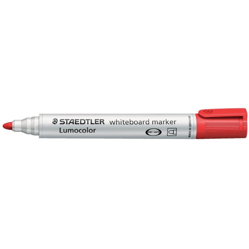 Marcador para Quadro Branco Staedtler 351-2 Vermelho Marcador para Quadro Branco Staedtler 351-2 Vermelho