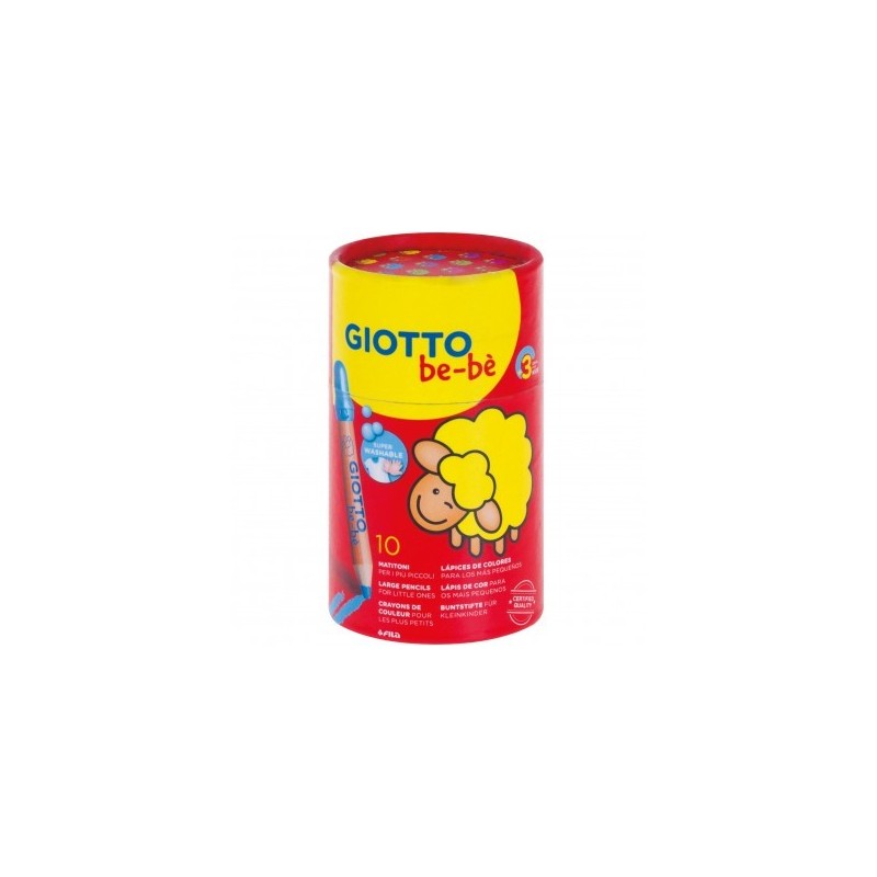 Lápis de Cor Giotto Be-bé 479400 - Copo 10 unidades