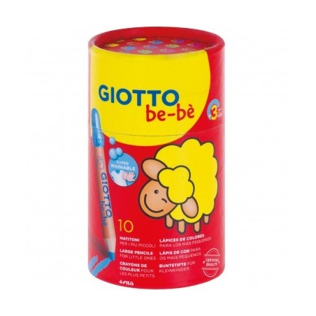 Lápis de Cor Giotto Be-bé 479400 - Copo 10 unidades