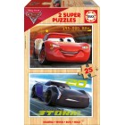 Puzzle de Madeira 2x25 Peças Educa Cars 3 17173