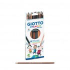 Lápis de Cor Giotto Stilnovo Skin Tones 257400 - Caixa 12 unidades