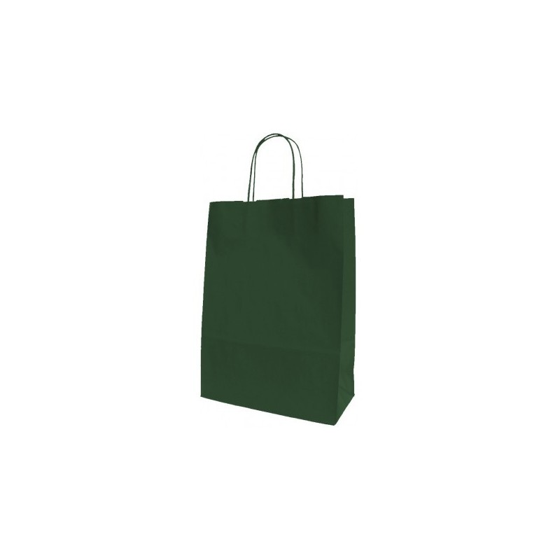 Saco Papel Mini A5 18x8x23cms Verde Escuro Saco Papel Mini A5 18x8x23cms Verde Escuro