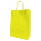 Saco Papel Pequeno A4 24x11x32cms Amarelo