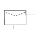Caixa 100 Envelopes tipo Cartão Visita 72x110mm Branco