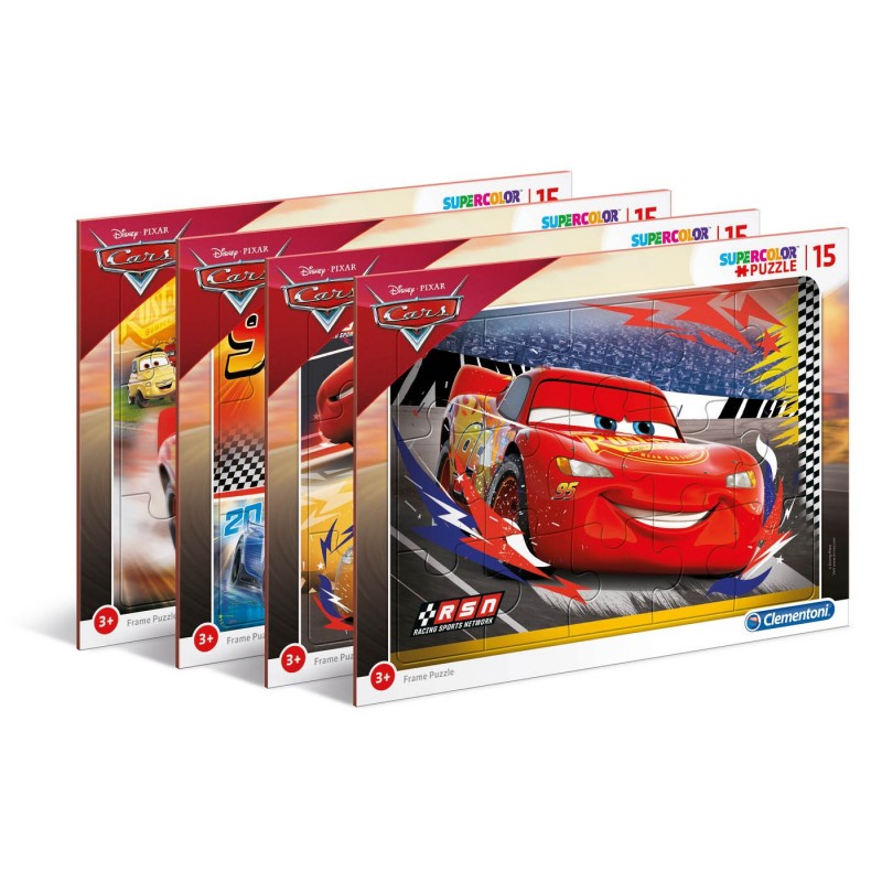 Puzzle Moldura Clementoni 15 Peças Cars 3 22232