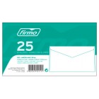 Pack 25 Envelopes Americano 92x163 Gomado Branco