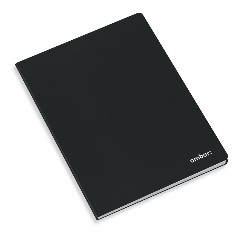 Caderno Agrafado Capa Preta A4 Quadriculado Caderno Agrafado Capa Preta A4 Quadriculado