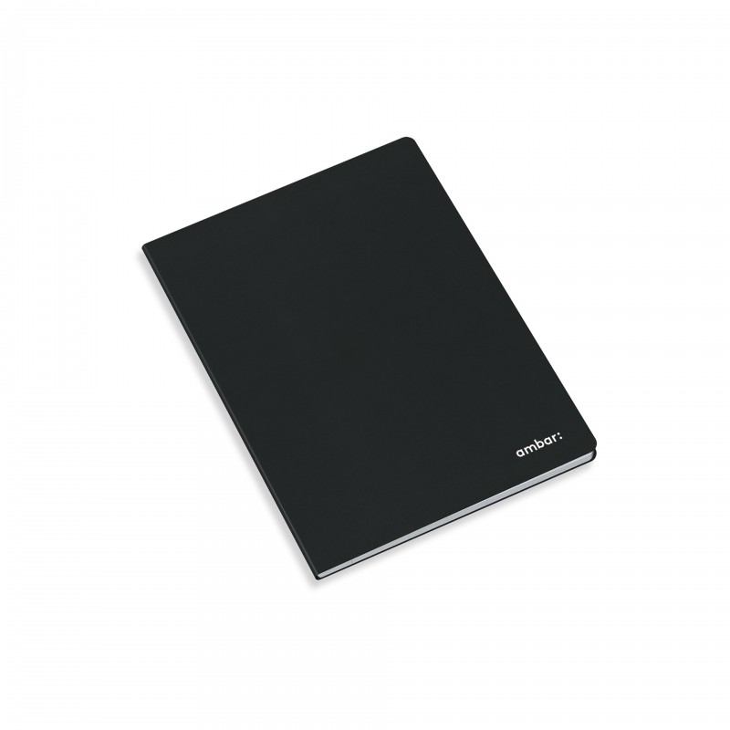 Caderno Agrafado Capa Preta A5 Quadriculado Caderno Agrafado Capa Preta A5 Quadriculado