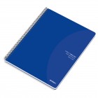 Caderno Espiral Capa Azul A4 Pautado