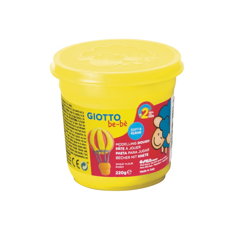 Pasta de Modelar Giotto Be-Bé 220 gr 463006 Amarelo Pasta de Modelar Giotto Be-Bé 220 gr 463006 Amarelo