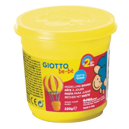 Pasta de Modelar Giotto Be-Bé 220 gr 463006 Amarelo
