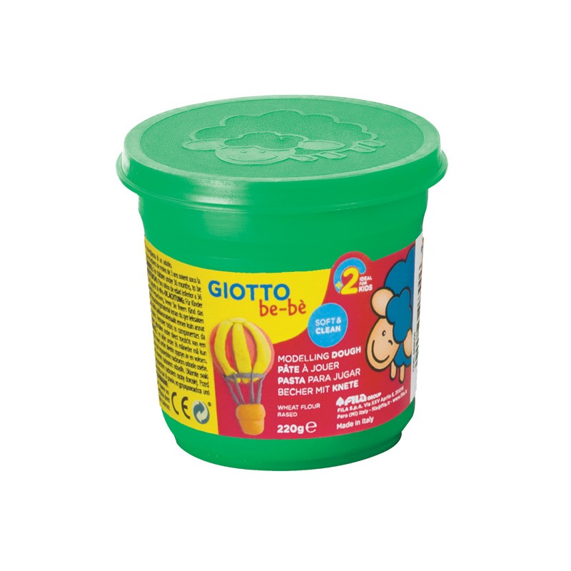 Pasta de Modelar Giotto Be-Bé 220 gr 463002 Verde