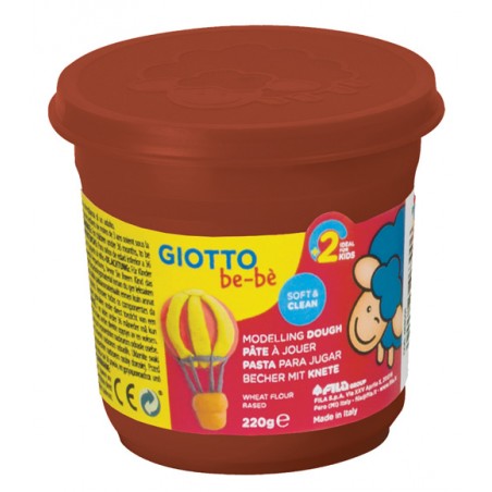 Pasta de Modelar Giotto Be-Bé 220 gr 463007 Castanho