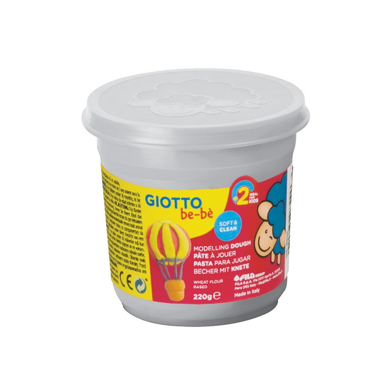 Pasta de Modelar Giotto Be-Bé 220 gr 463008 Branco