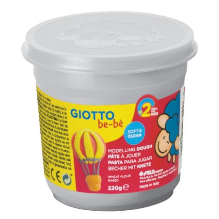 Pasta de Modelar Giotto Be-Bé 220 gr 463008 Branco