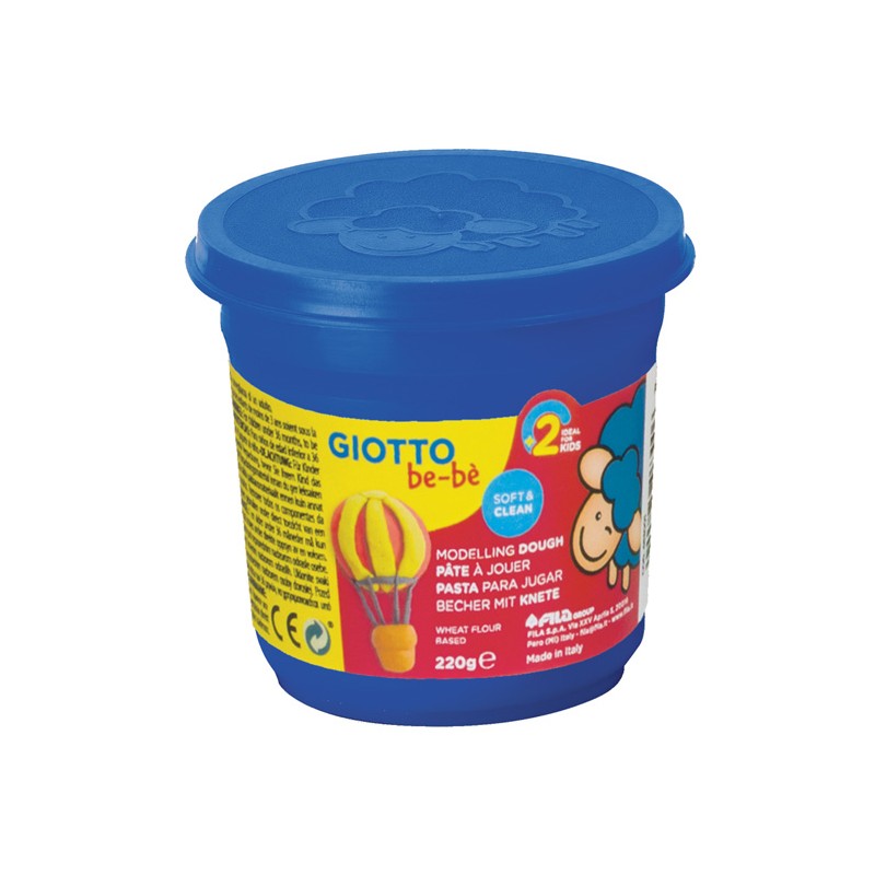 Pasta de Modelar Giotto Be-Bé 220 gr 463009 Azul Escuro Pasta de Modelar Giotto Be-Bé 220 gr 463009 Azul Escuro