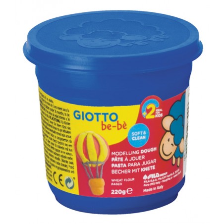 Pasta de Modelar Giotto Be-Bé 220 gr 463009 Azul Escuro
