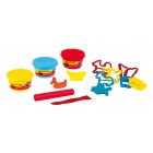 Set Giotto Be-bé 3 Boiões Pasta de Modelar + Moldes 462900