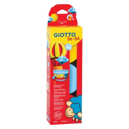 Set Giotto Be-bé 3 Boiões Pasta de Modelar 462501